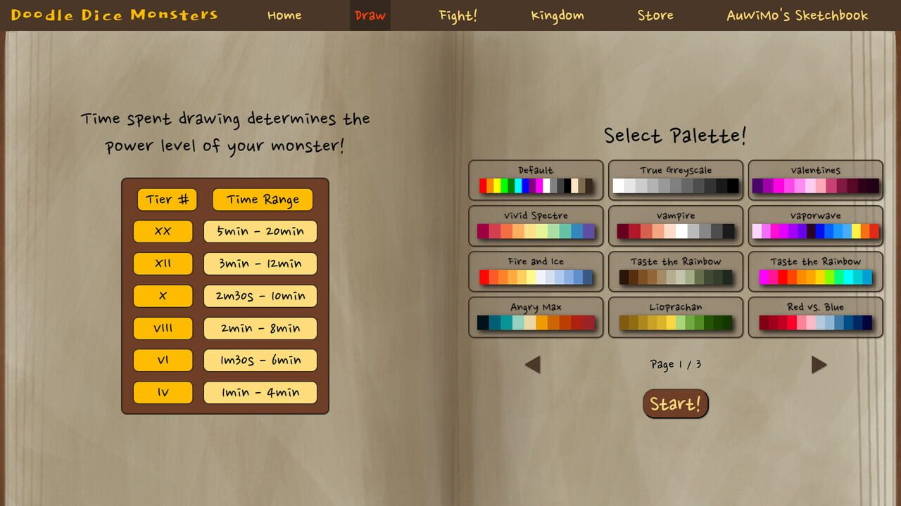 Doodle Dice Monsters