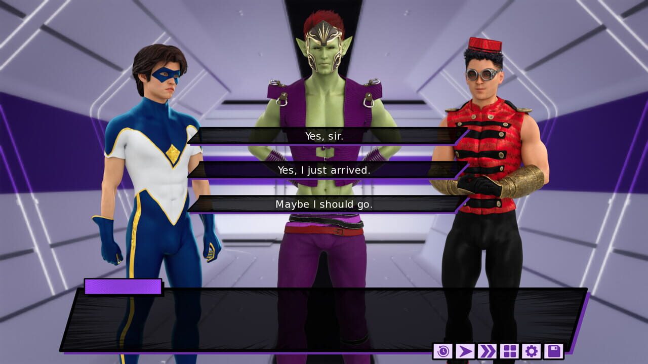 Fresh Force Frustrations: A Gay Superhero Erotic Visual Novel
