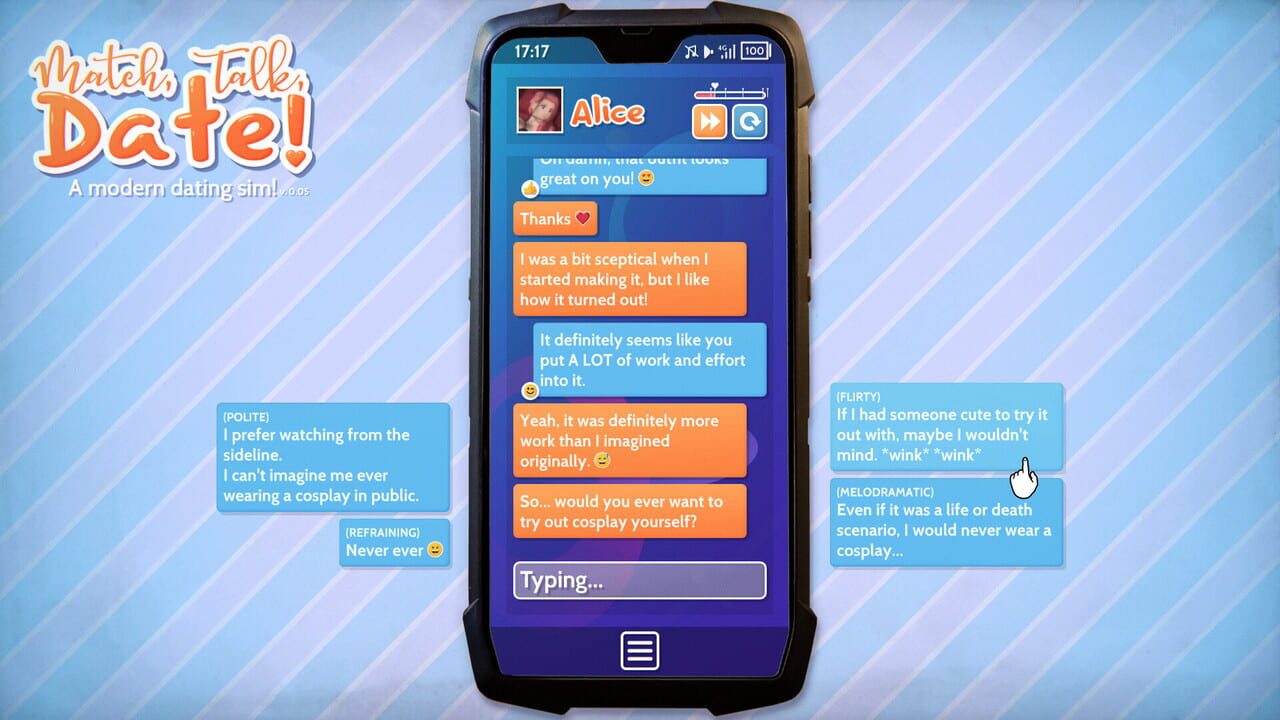 Match, Talk, Date!: A Modern Dating Sim!