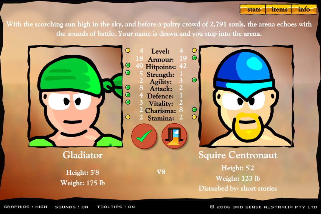 Swords and Sandals I: Gladiator