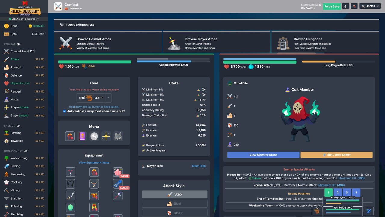 Melvor Idle: Atlas of Discovery