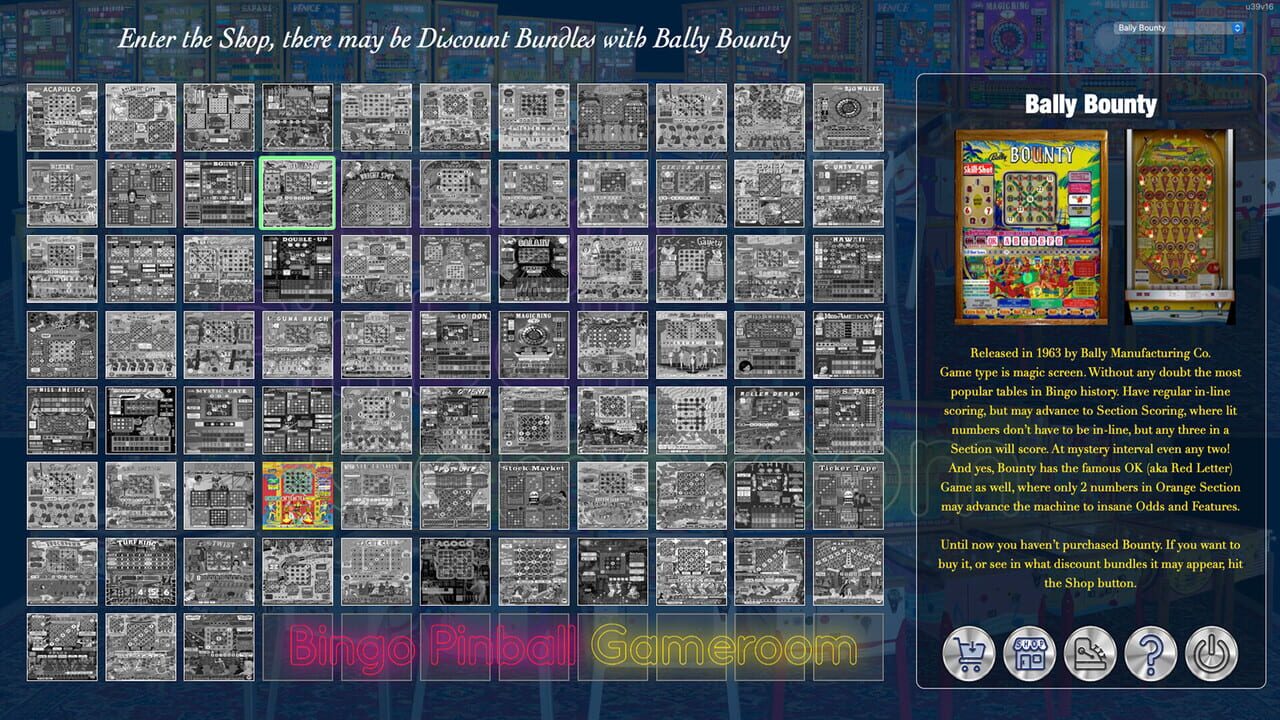 Bingo Pinball Gameroom