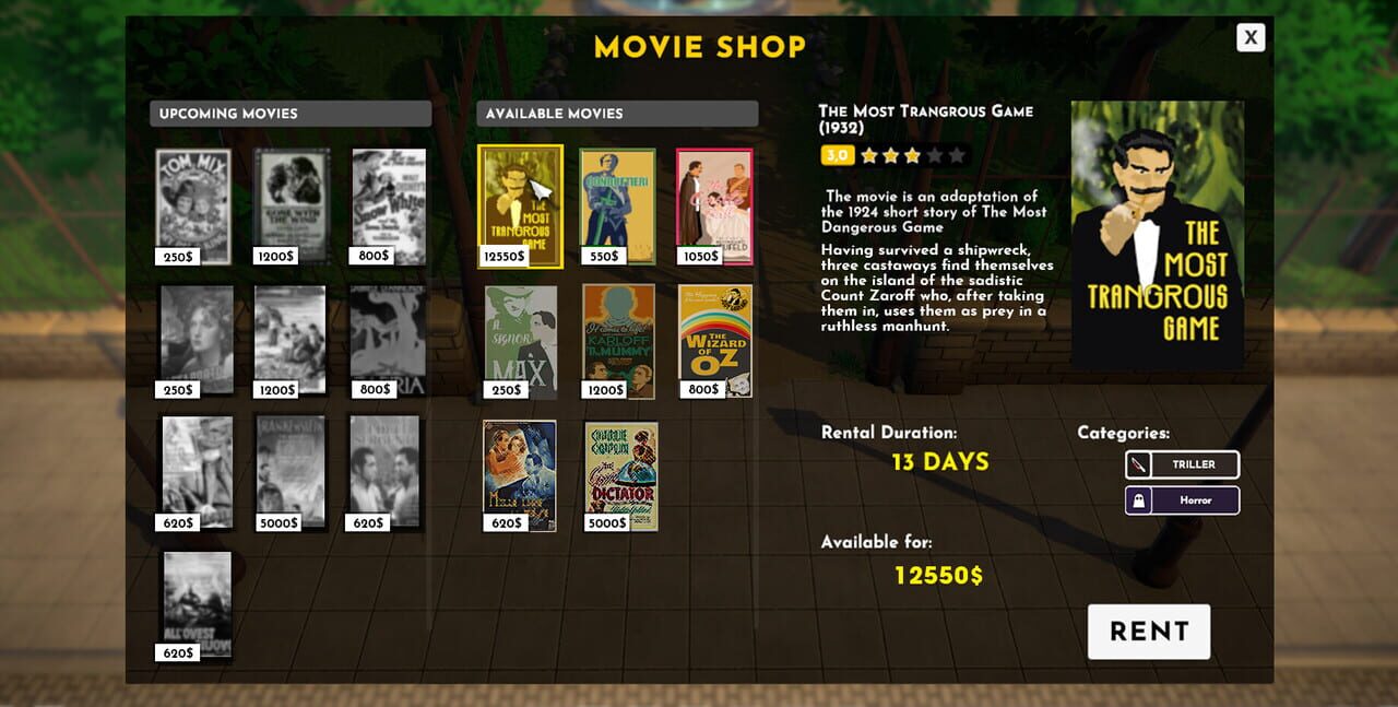 Movierooms: Cinema Management