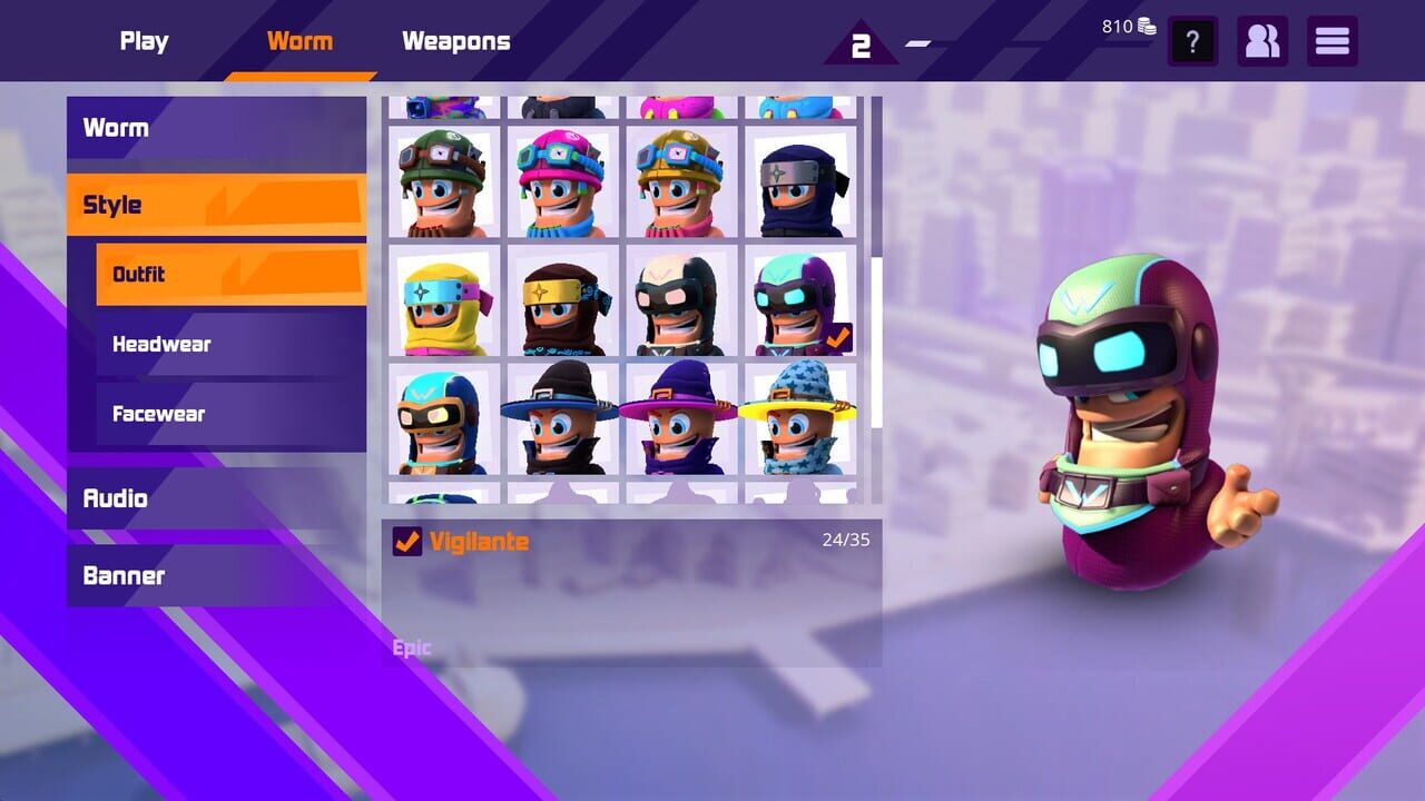 Worms Rumble: Action All-Stars Pack