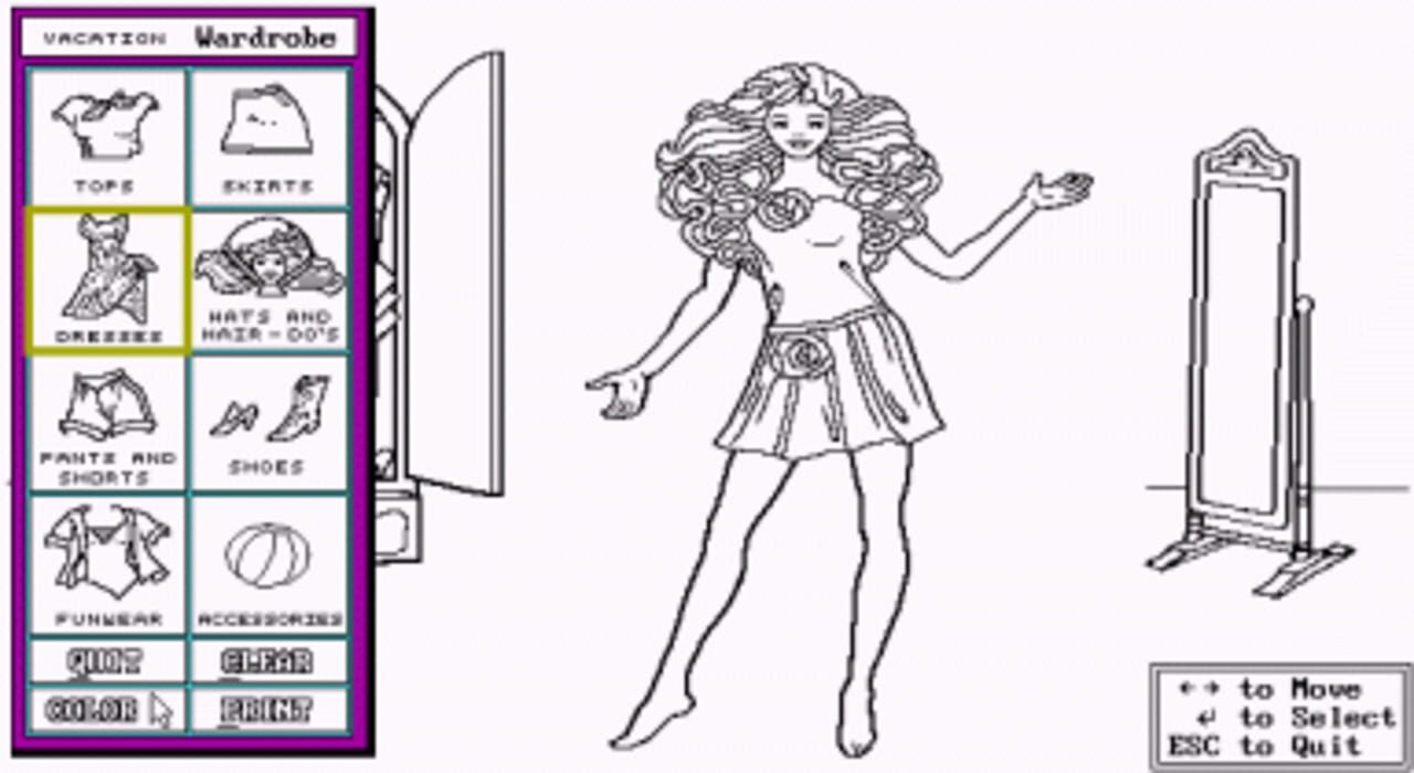 Barbie PC Fashion Design & Color