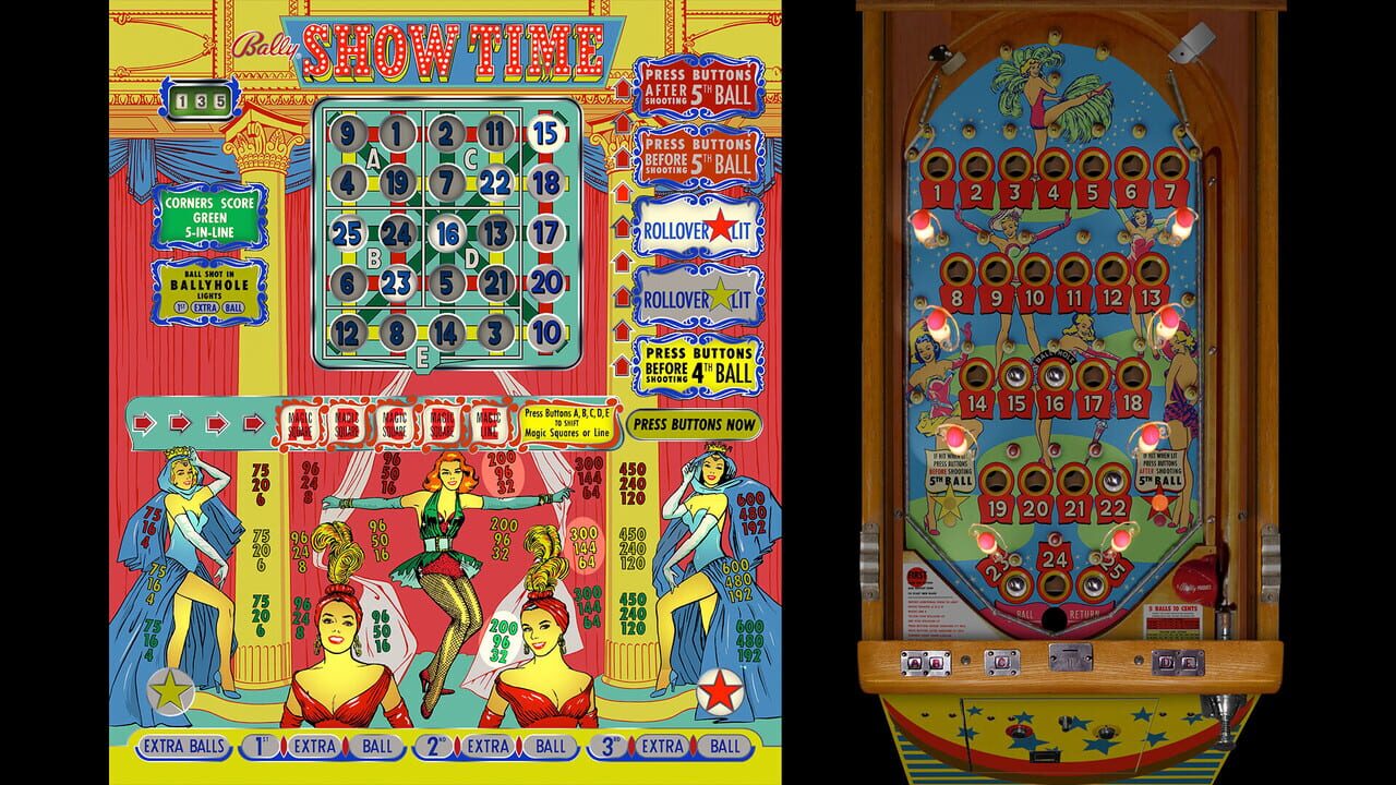 Bingo Pinball Gameroom: Bally Show Time