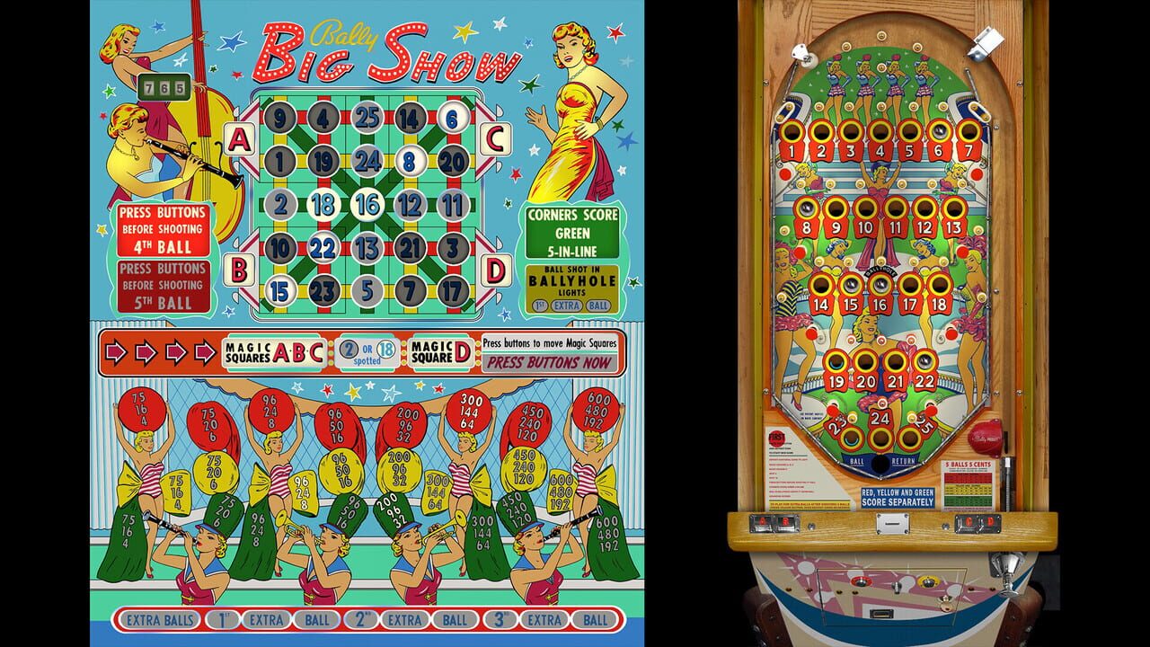 Bingo Pinball Gameroom: Bally Big Show
