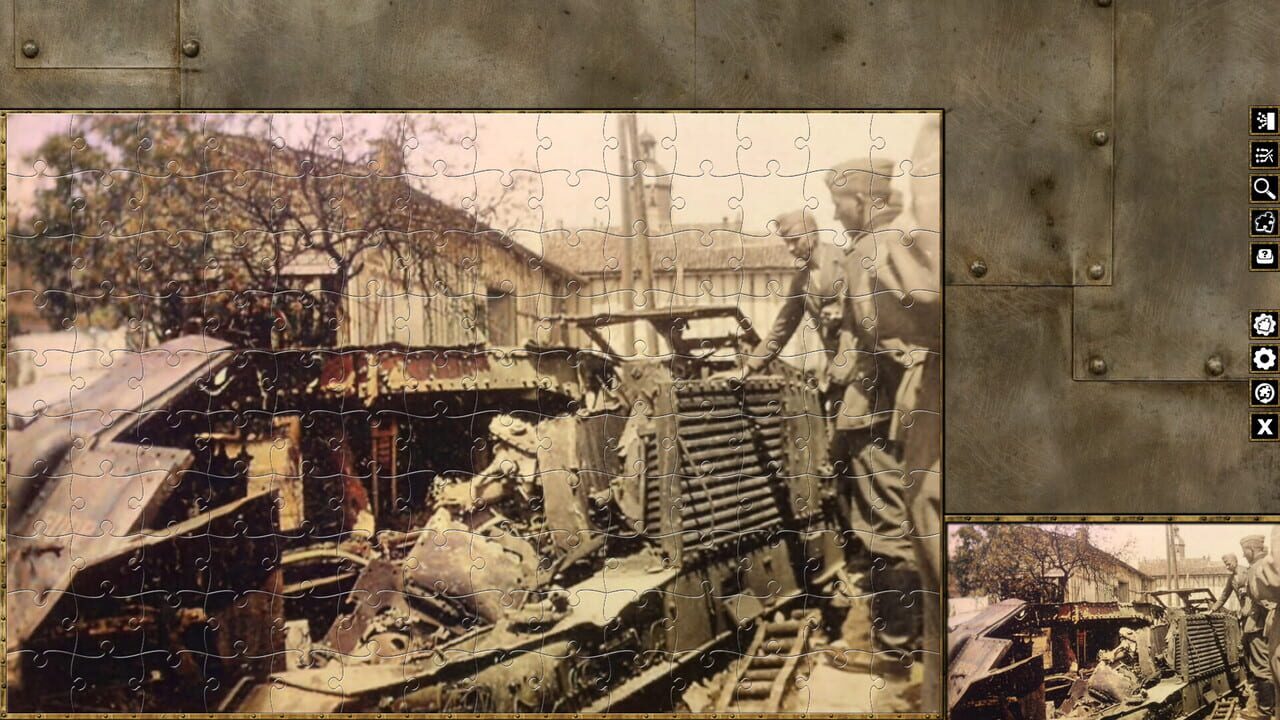 Pixel Puzzles WW2 Jigsaw: French Tanks