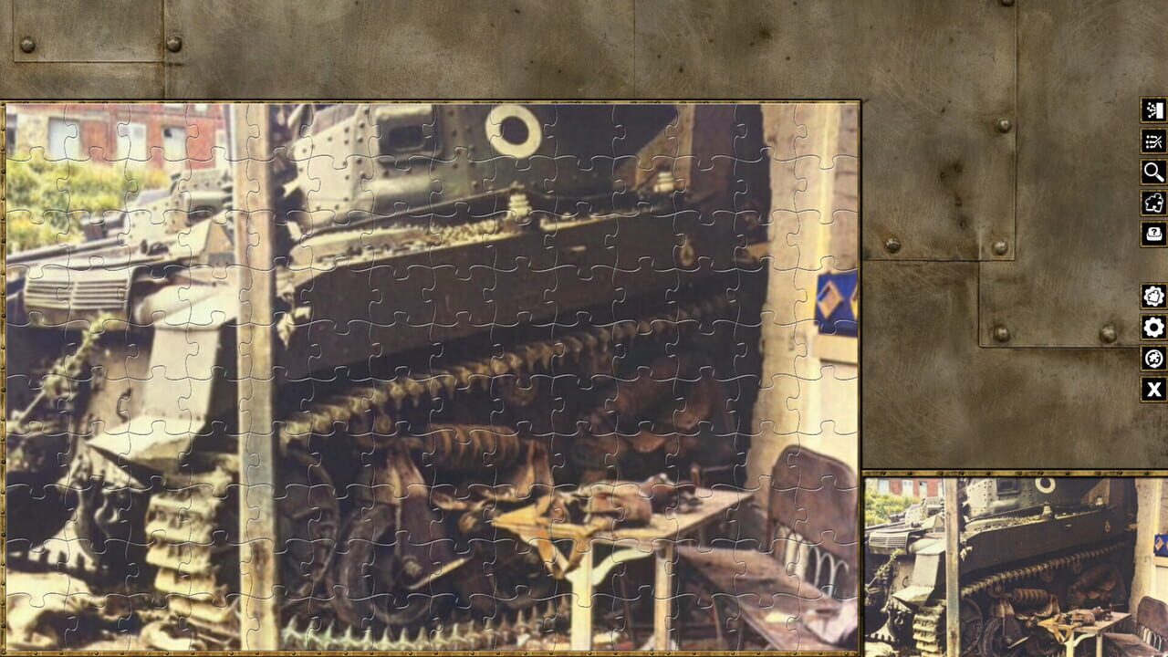 Pixel Puzzles WW2 Jigsaw: French Tanks