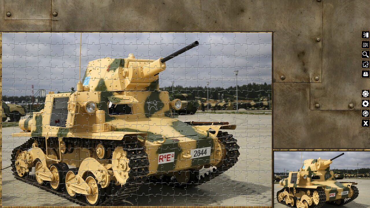 Pixel Puzzles WW2 Jigsaw: Italian Tanks