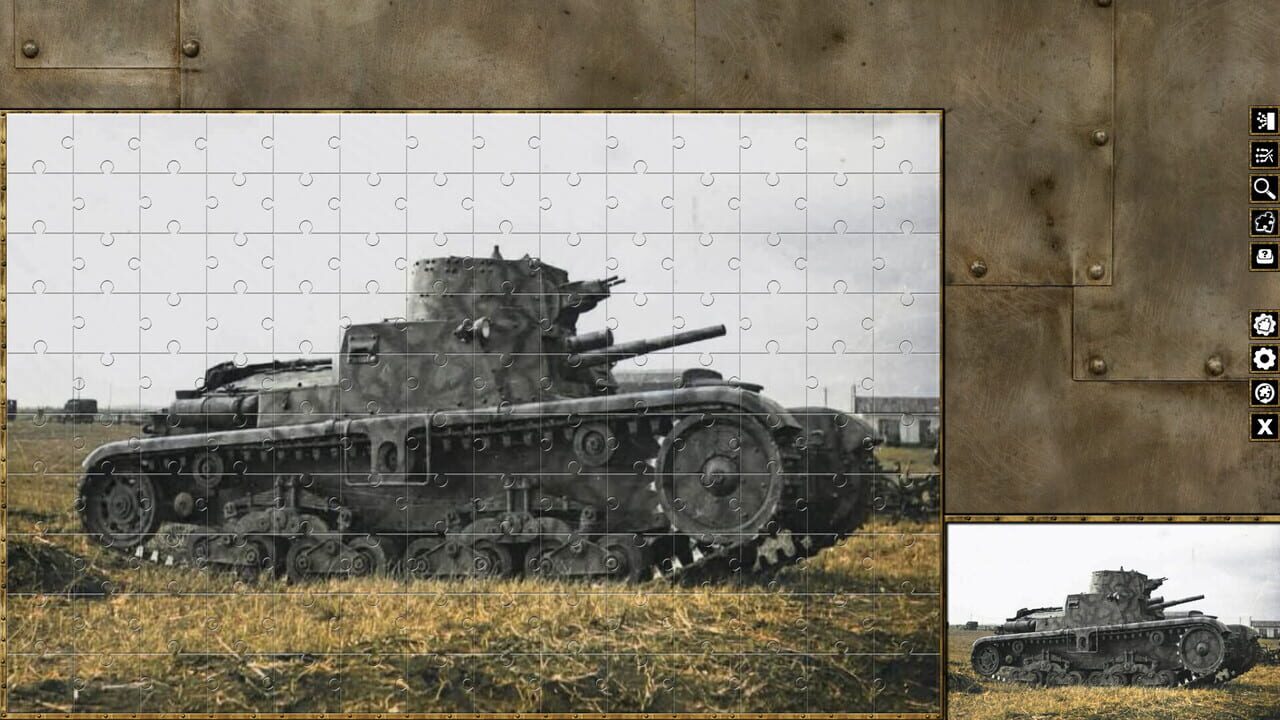 Pixel Puzzles WW2 Jigsaw: Italian Tanks