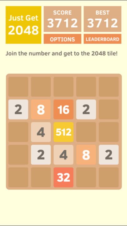 Just Get 2048: A Simple Puzzle Game!