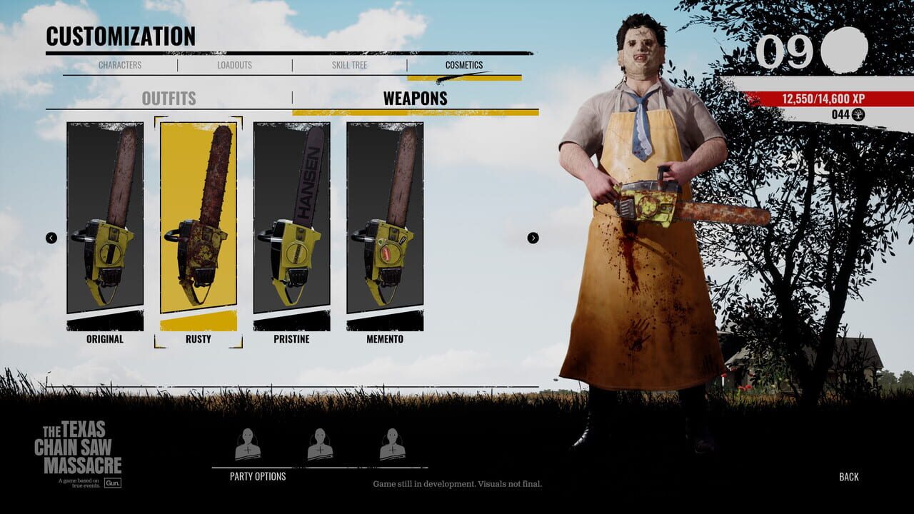 The Texas Chain Saw Massacre: Chainsaw Skin Variants