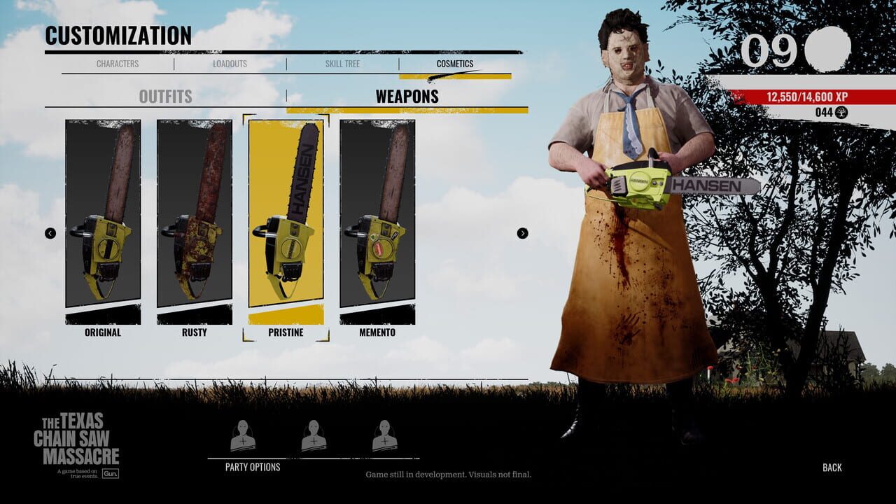 The Texas Chain Saw Massacre: Chainsaw Skin Variants