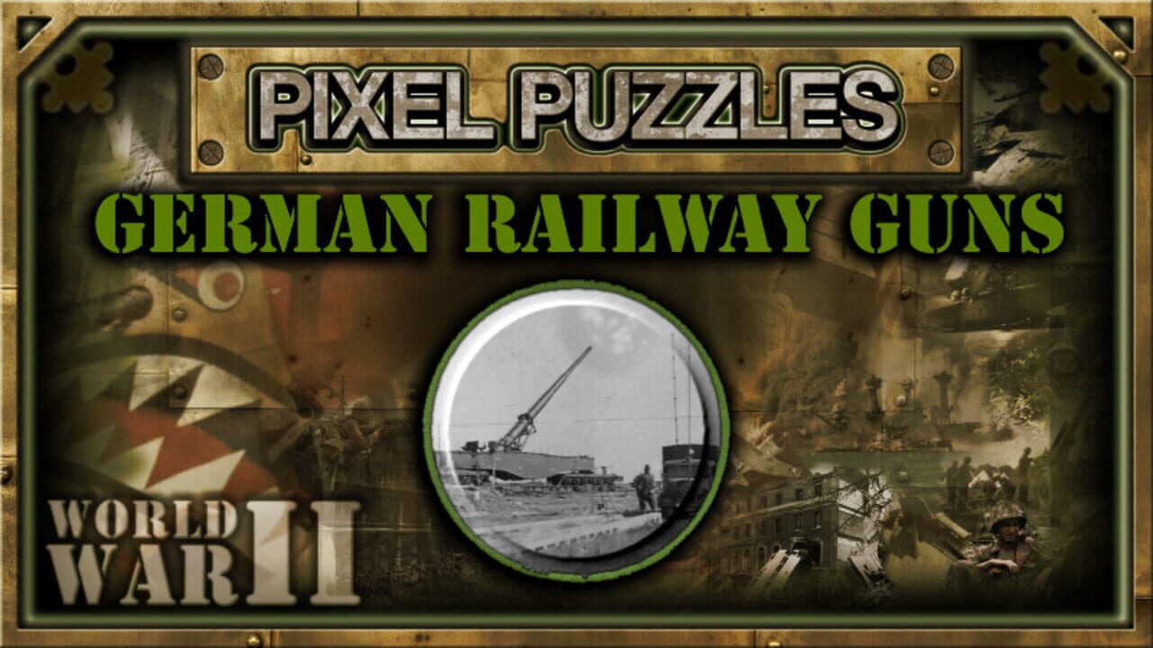 Pixel Puzzles WW2 Jigsaw: Pack – German Railway Guns