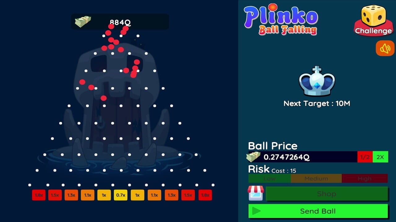 Plinko: Ball Falling