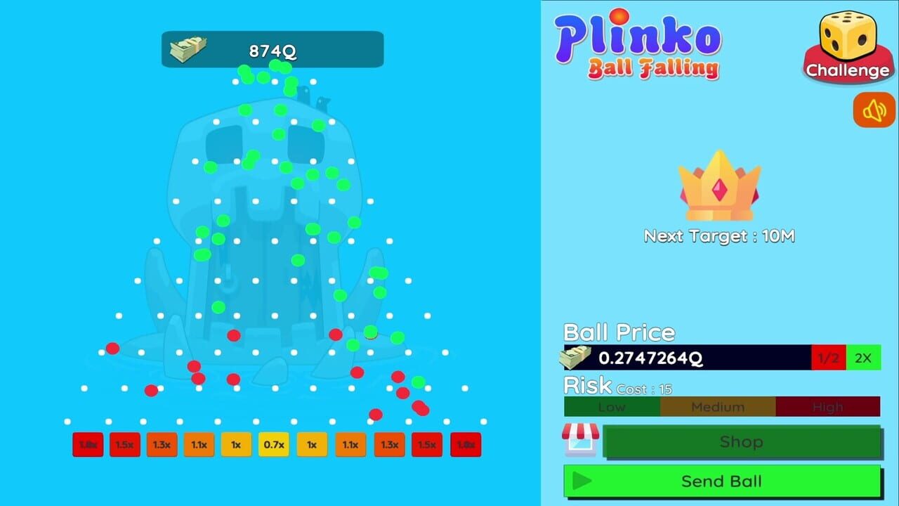 Plinko: Ball Falling