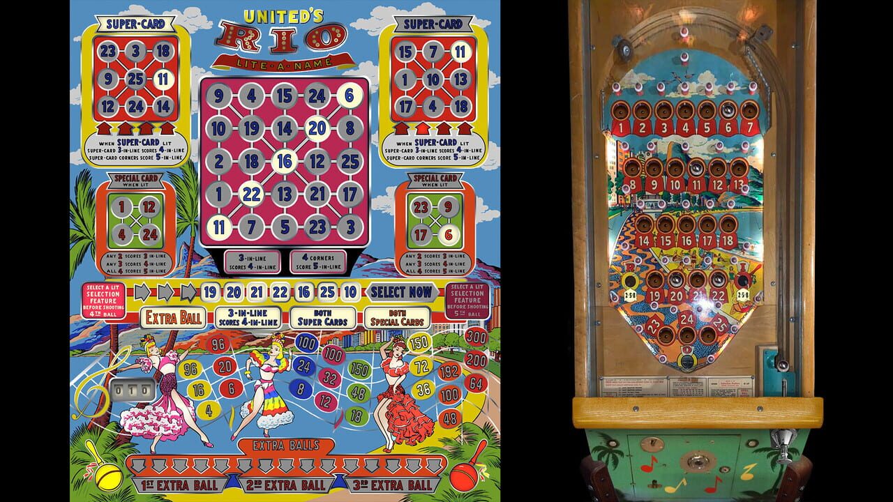 Bingo Pinball Gameroom: United Rio