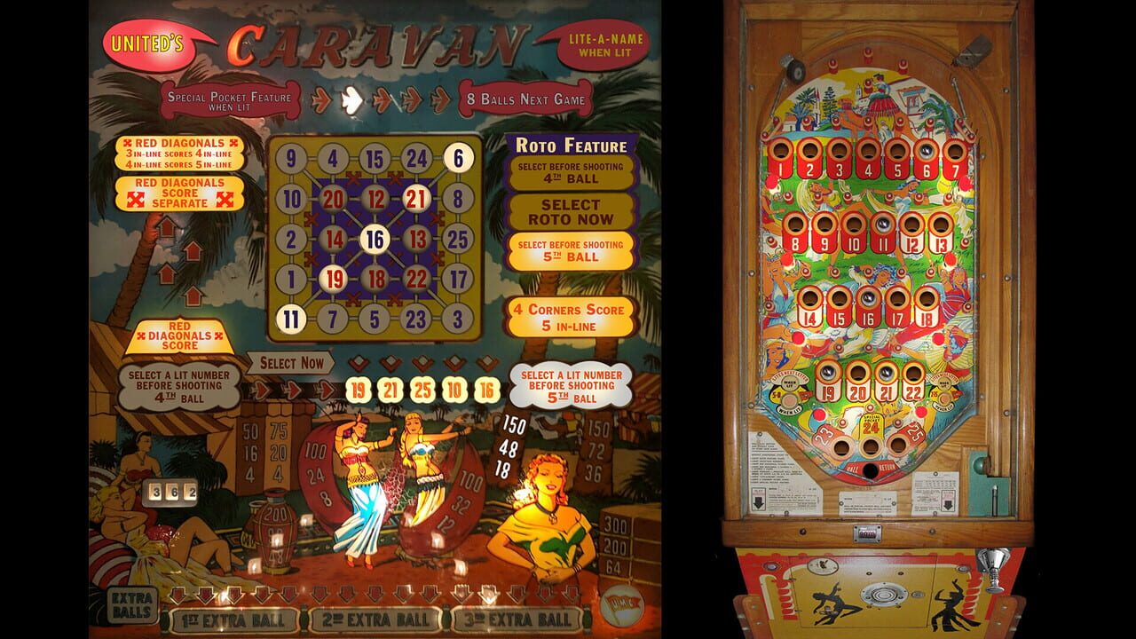 Bingo Pinball Gameroom: United Caravan