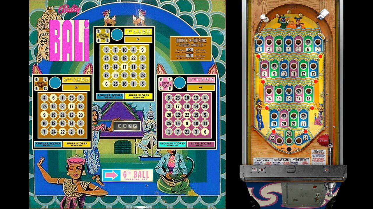 Bingo Pinball Gameroom: Bally Bali