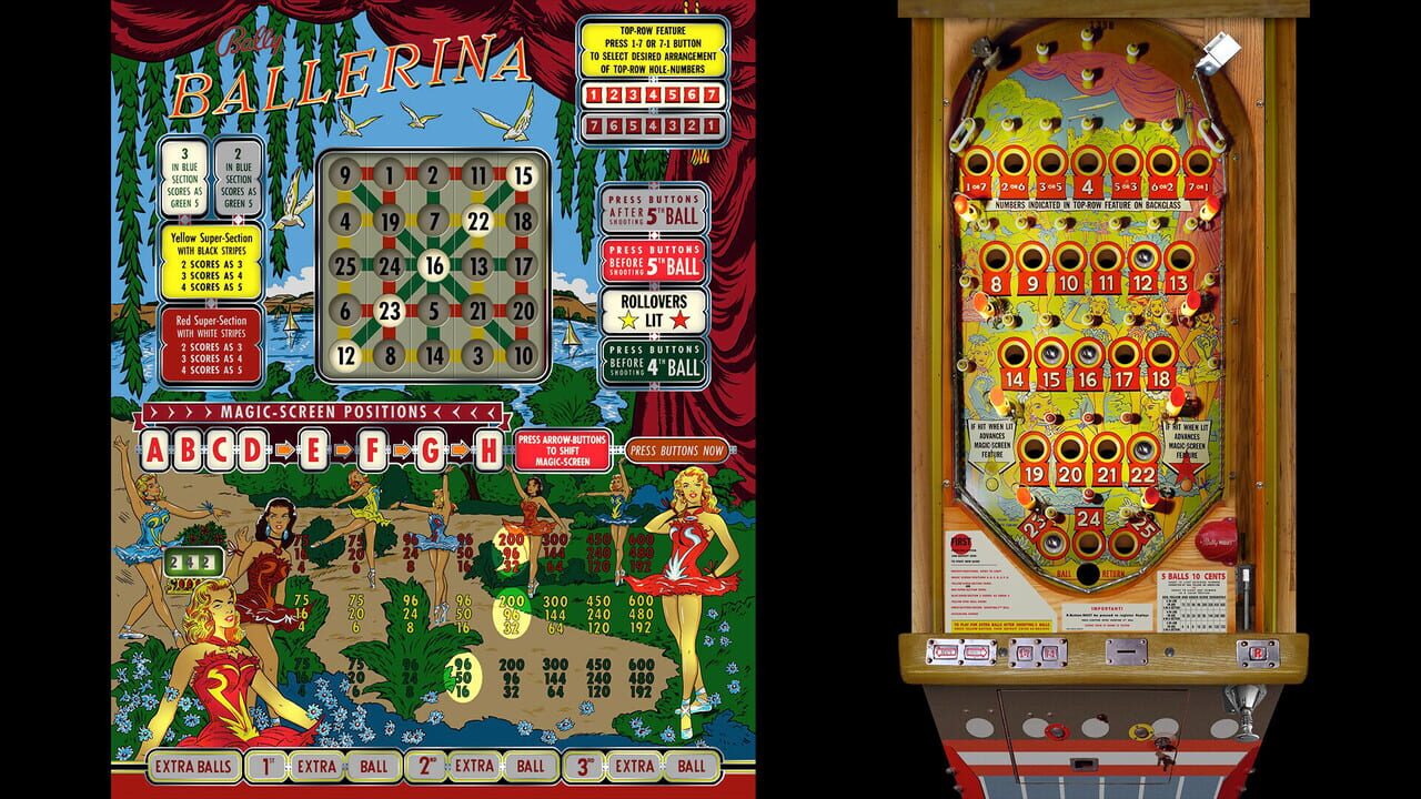 Bingo Pinball Gameroom: Bally Ballerina