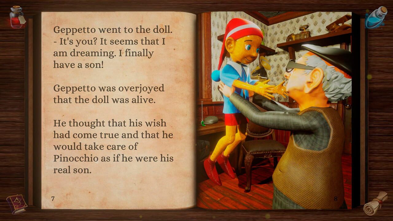 Pinocchio: Interactive Book