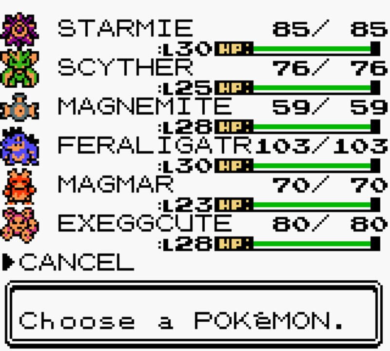 Pokemon Sour Crystal