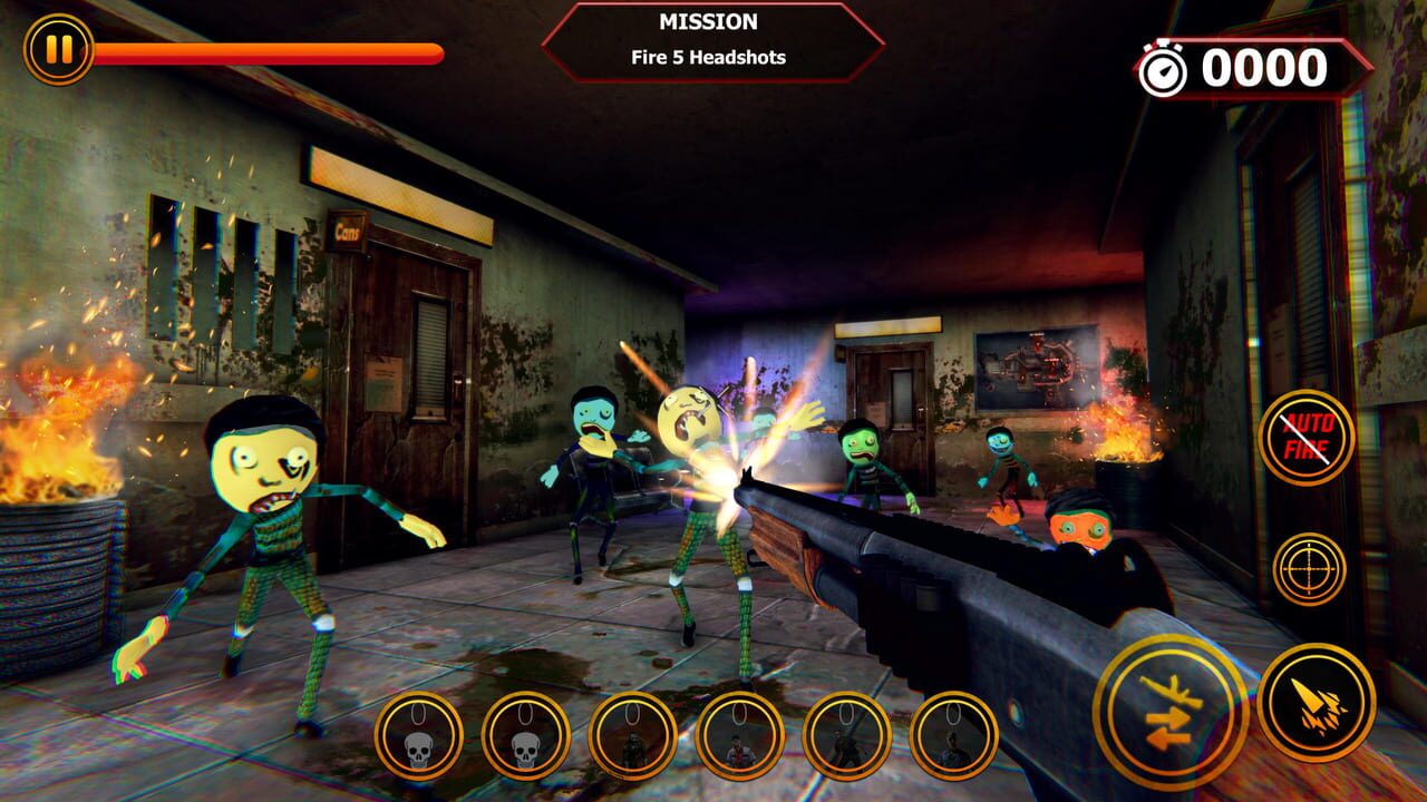 Zombie Sniper Shooter: Stickman War