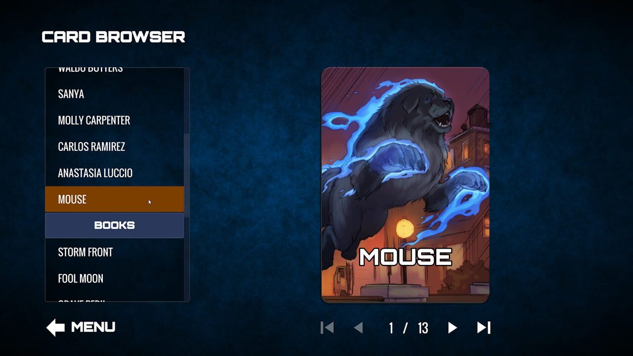 Dresden Files Cooperative Card Game: Mouse & Variants