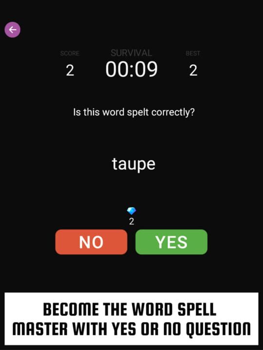 Word Spell Game: Yes or No&nbsp;?