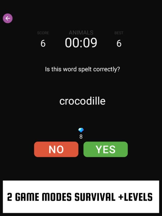 Word Spell Game: Yes or No&nbsp;?