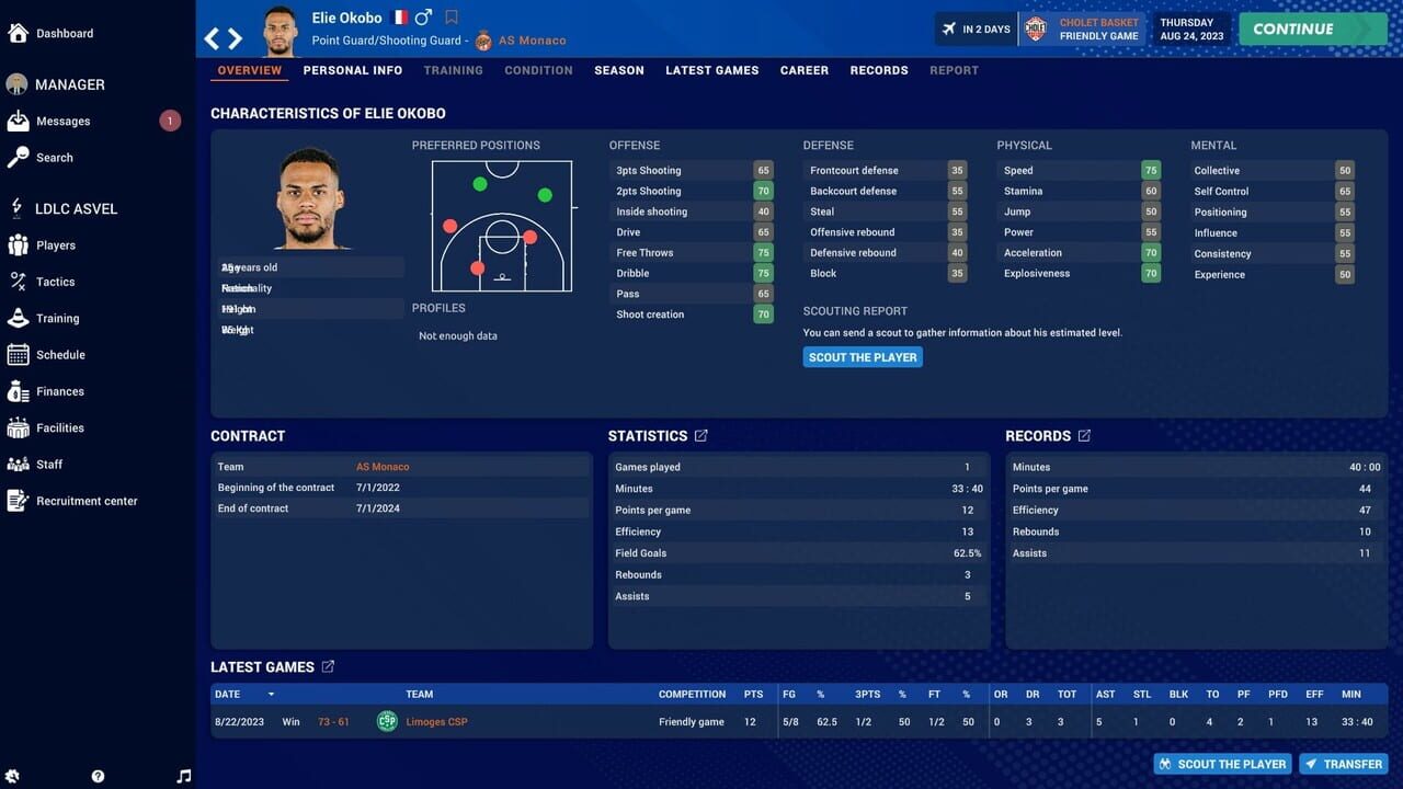 Pro Basketball Manager 2024