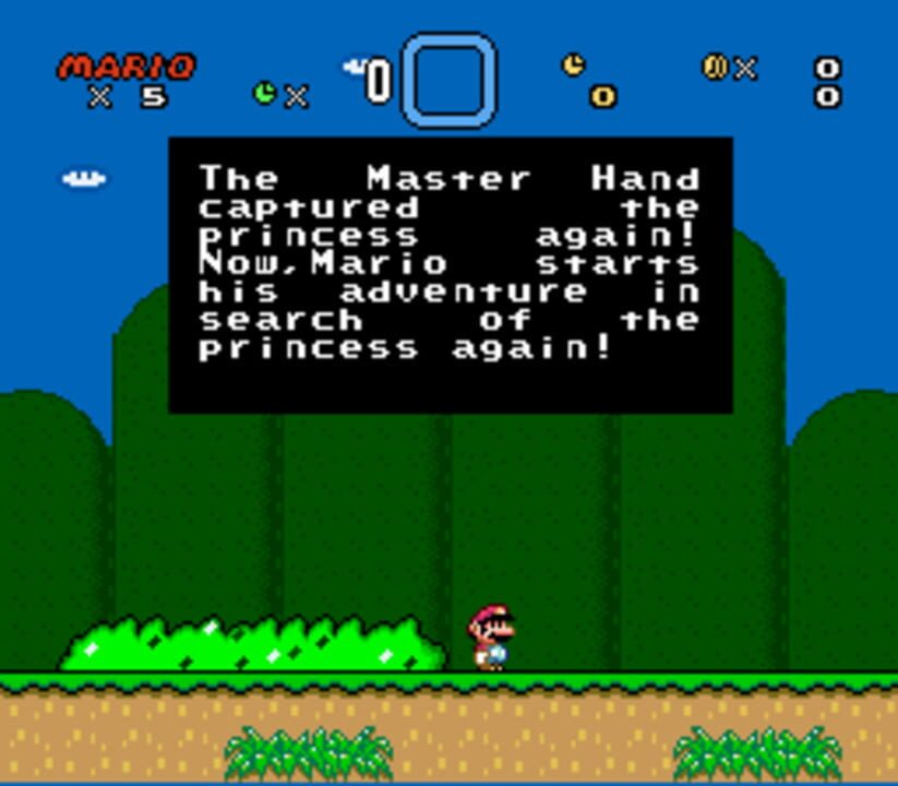 Super Mario In Element World 2: The Master Hand Revenge