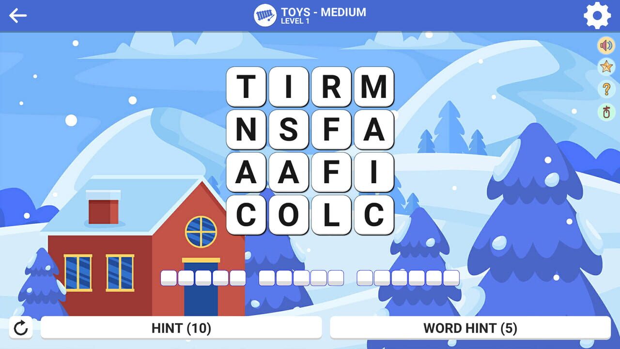 Square Word: Hello Winter!