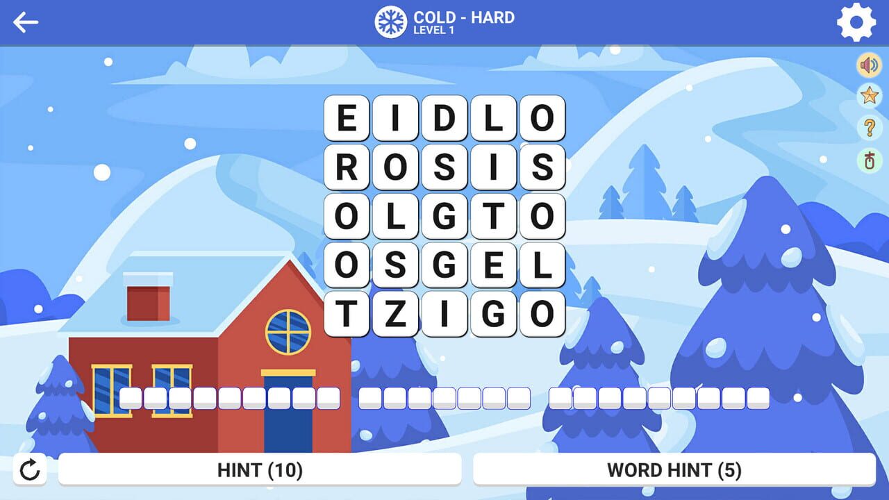 Square Word: Hello Winter!