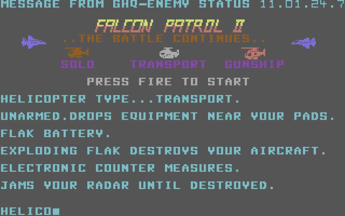 Falcon Patrol II