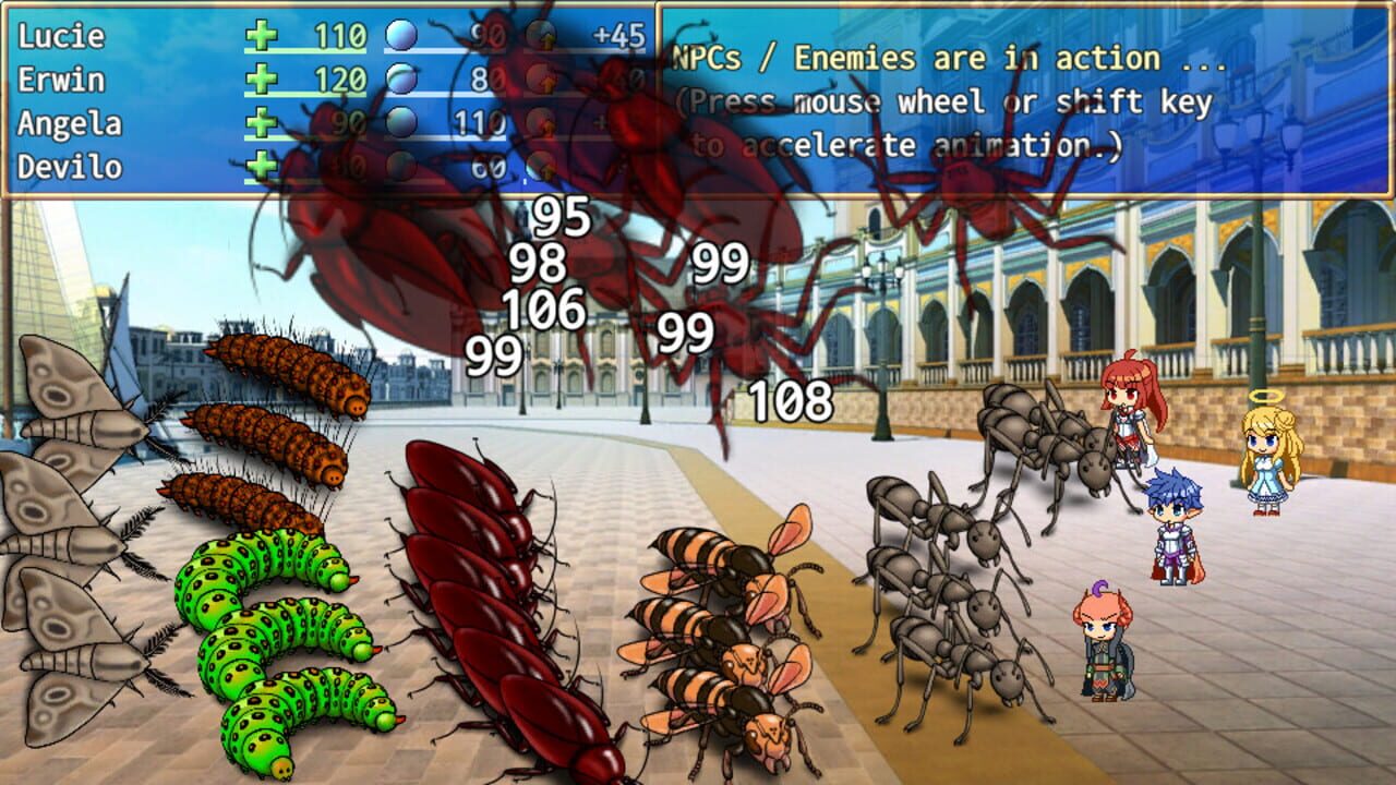 Underground Defense Force: Sword and Sorcery and Swarm of Insects