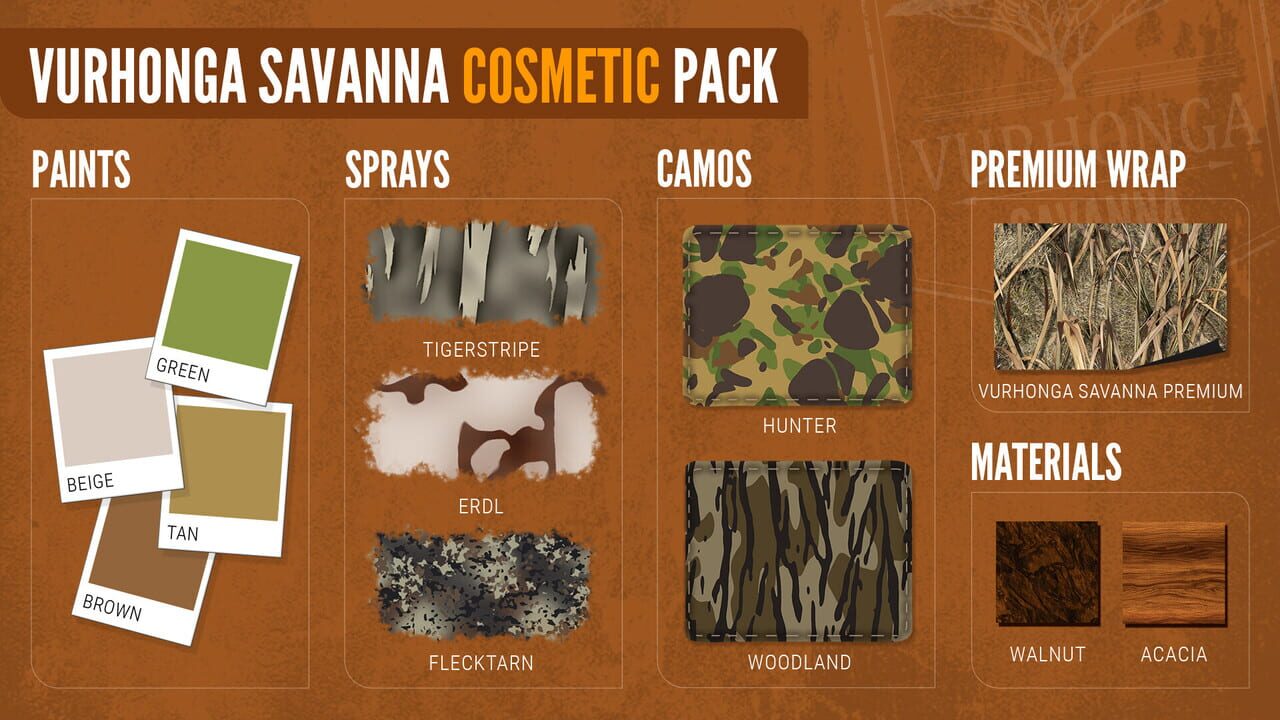 TheHunter: Call of the Wild – Vurhonga Savanna Cosmetic Pack