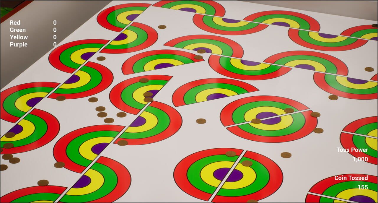 Coin Toss Rainbow Simulator