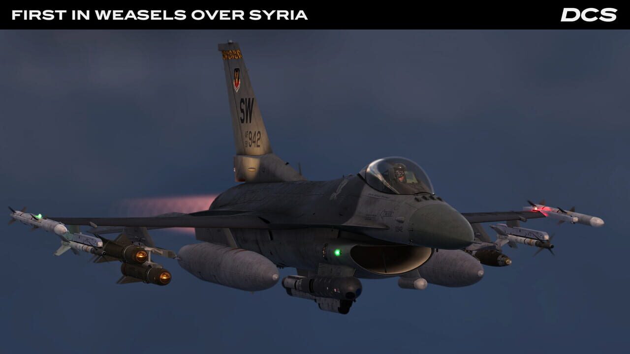 DCS World: F-16C First in Weasels Over Syria Campaign by Ground Pounder Sims
