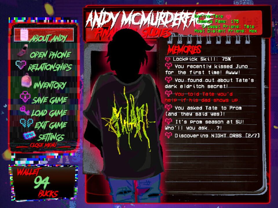 Slasher U: An 18+ Horror Movie Dating Sim