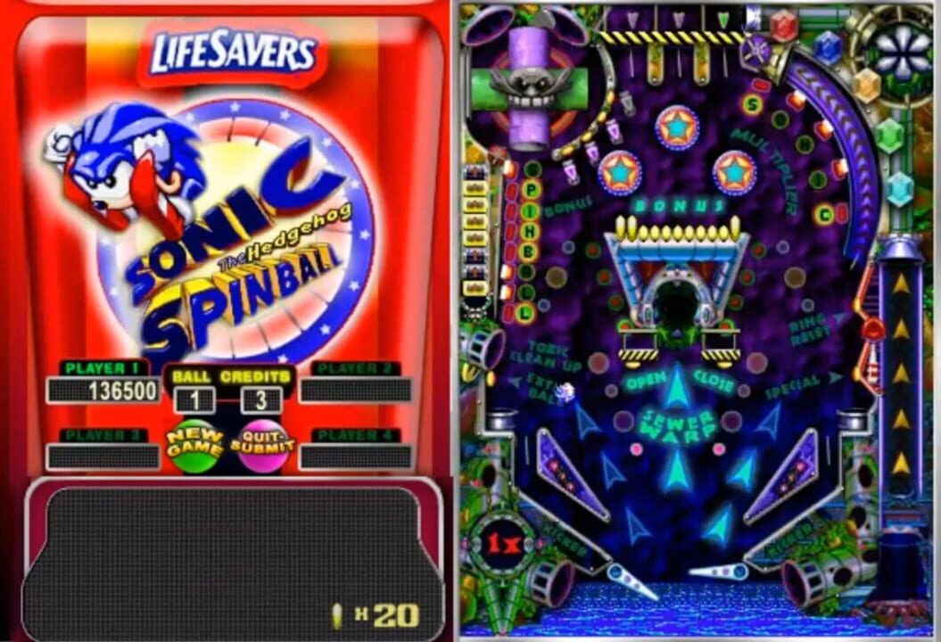 Sonic Spinball: Life Savers