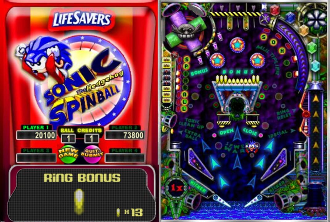 Sonic Spinball: Life Savers