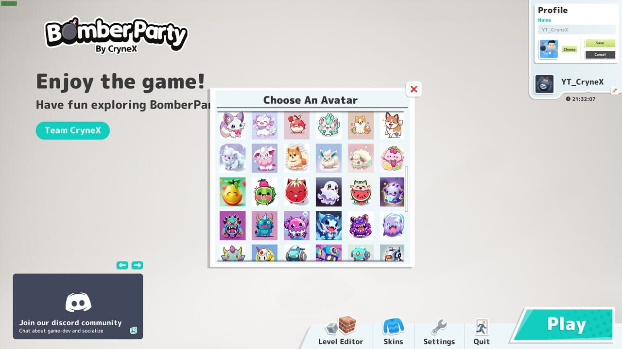 Bomber Party: Cute Anime Creatures Avatar
