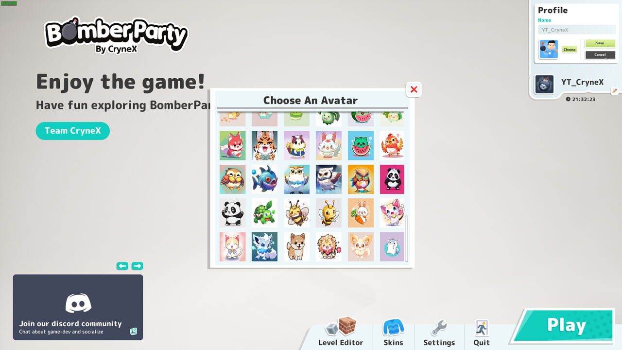 Bomber Party: Cute Anime Creatures Avatar