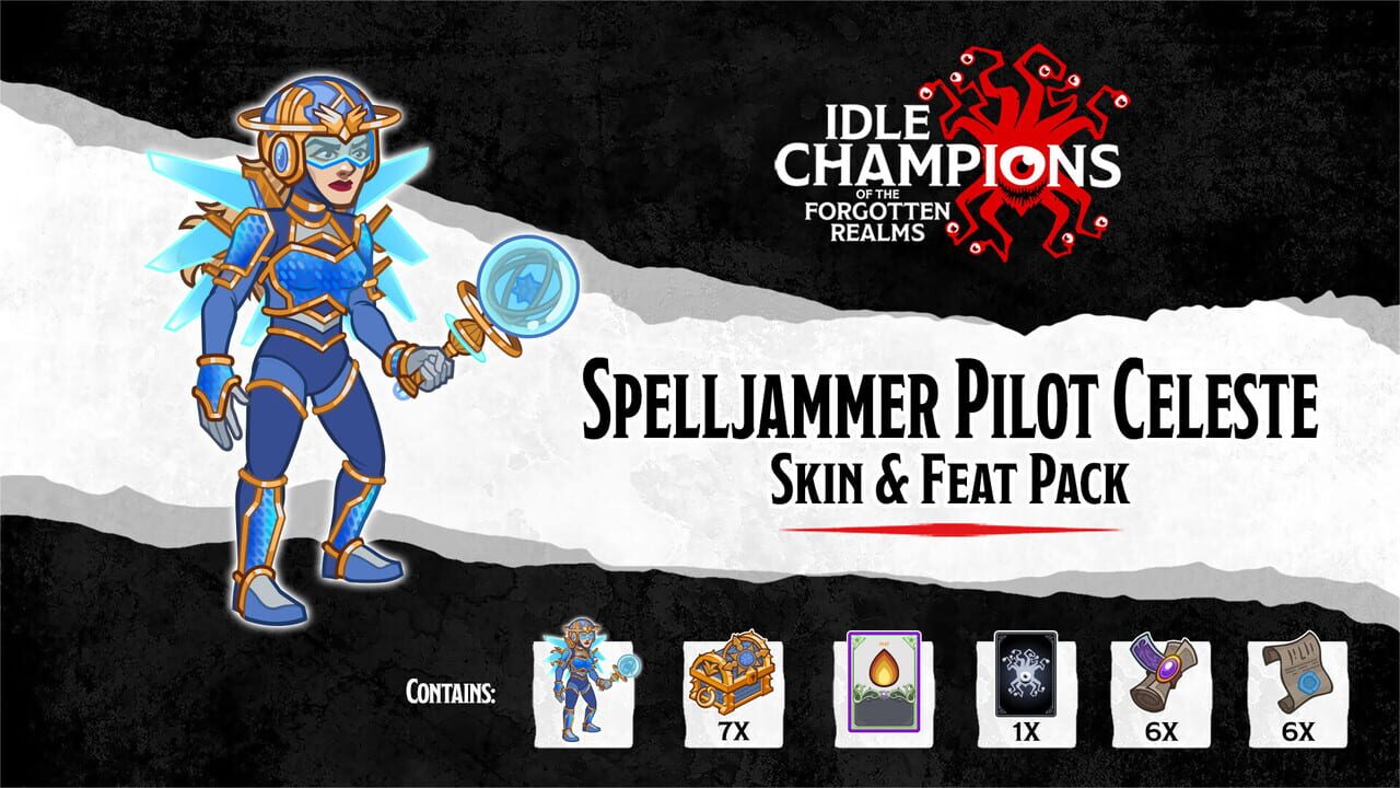 Idle Champions: Spelljammer Pilot Celeste Skin & Feat Pack