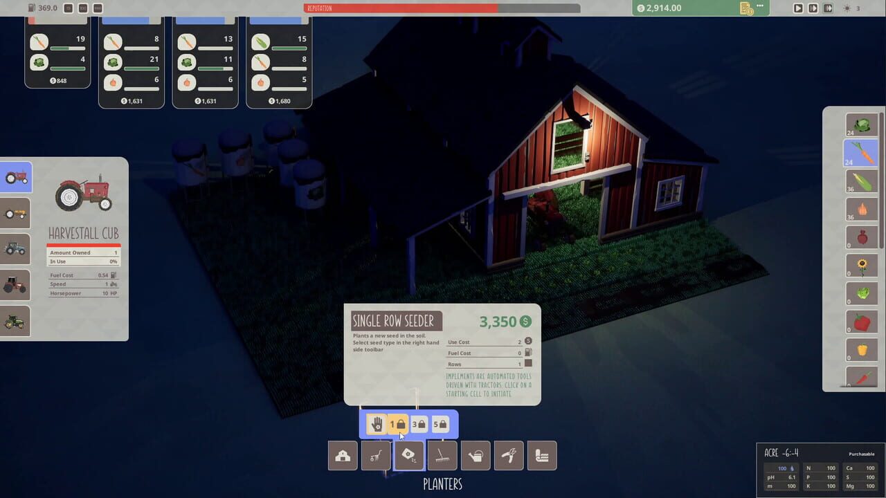 Acres: Minimalist Farming Sim