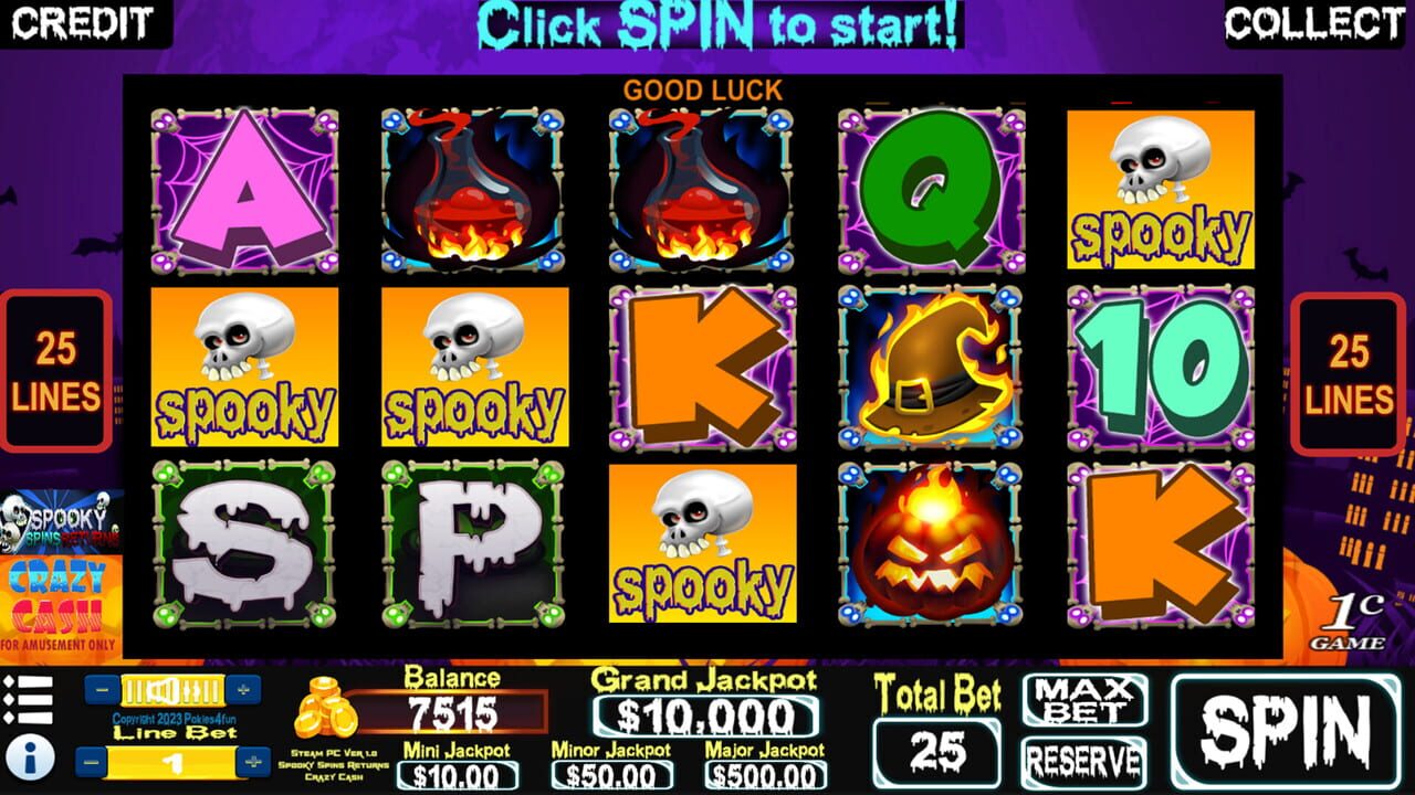 Spooky Spins Returns: Crazy Cash Edition – Slots