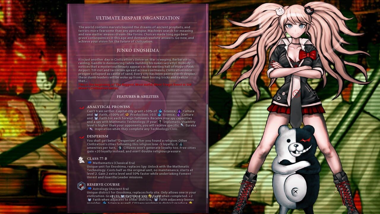 Sid Meier’s Civilization VI: Junko Enoshima Pack