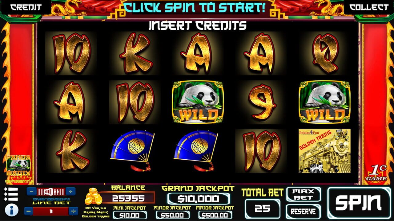 Panda Magix: Golden Trains Edition – Slots